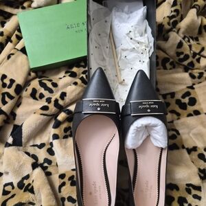 Kate Spade Black Pointed Flats